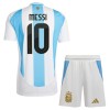 Original Trikotsatz Argentinien Messi 10 Heimtrikot 2024 Für Kinder